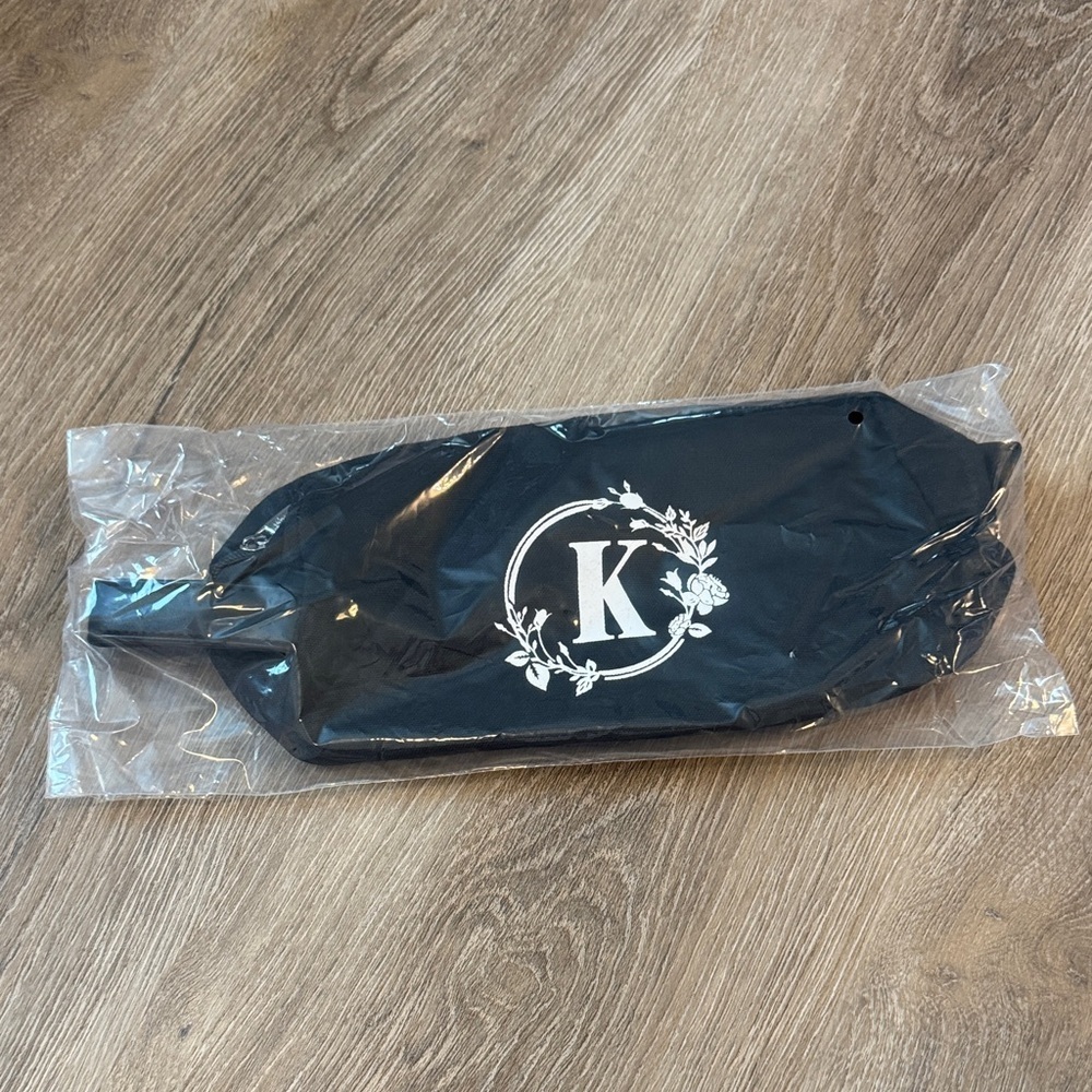 Top design- NWT- Black Monogram K Face Mask
